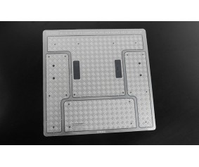 RC4WD Steel Rear Bed Diamond Plates for RC4WD Gelande II 2015 Land Rover Defender D90 (Heritage Edition)