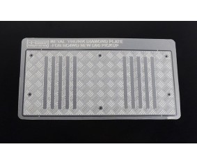 RC4WD Steel Diamond Tailgate Plate for RC4WD Gelande II 2015 Land Rover Defender D90 (Heritage Edition)