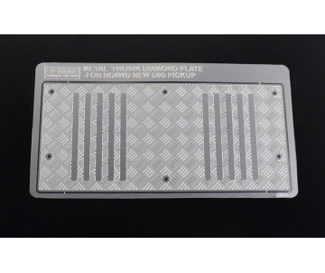 RC4WD Steel Diamond Tailgate Plate for RC4WD Gelande II 2015 Land Rover Defender D90 (Heritage Edition)