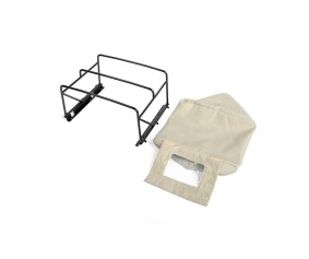 RC4WD Steel Tube Bed Cage w/ Soft Top for RC4WD Gelande II 2015 Land Rover Defender D90 (Pick-Up) (Tan)