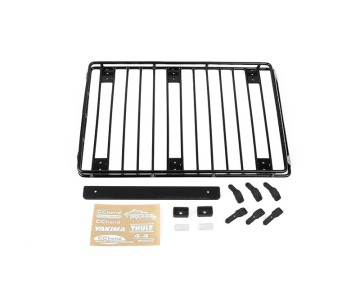 RC4WD Steel Tube Roof Rack W/ Rear Utility Lights for Axial 1/10 SCX10 III Jeep JLU Wrangler