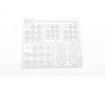 RC4WD Stainless Steel 0.3mm Spacers Assortment
