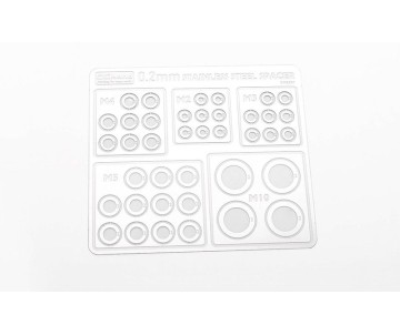 RC4WD Stainless Steel 0.2mm Spacers Assortment