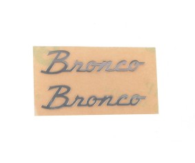 RC4WD Side Metal Emblem for Axial SCX10 III Early Ford Bronco (Silver)
