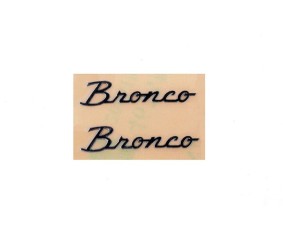 RC4WD Body Decals For Traxxas TRX-4 2021 Ford Bronco - Black