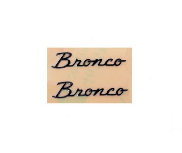 RC4WD Body Decals For Traxxas TRX-4 2021 Ford Bronco - Black