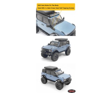 RC4WD Snorkel for Axial SCX24 2021 Ford Bronco