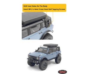 RC4WD Side Ladder for Axial SCX24 2021 Ford Bronco