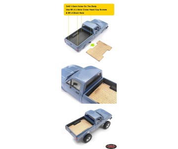 RC4WD Wood Bed Flooring for RC4WD 1/24 Trail Finder 2