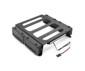 RC4WD Rear Bed Rack And Tool Box W/ Light Bar for Vanquish VS4-10 Phoenix