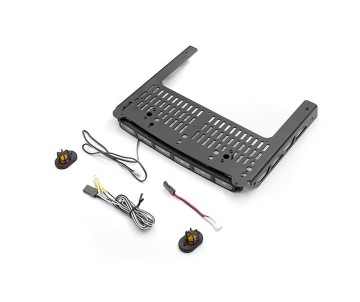 RC4WD Roof Rack with Light Bar and Warning Light for TRX-6 Ultimate RC Hauler
