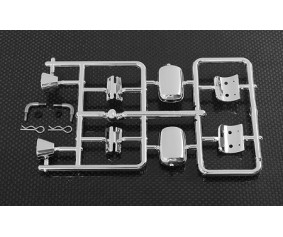 RC4WD Chevrolet Blazer Chrome Mirror and Rear Taillight Parts Assembly