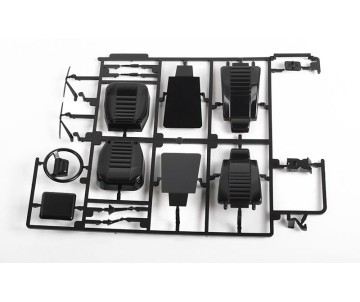 RC4WD 2015 Land Rover Defender D90 Front Seats and Dashboard Details