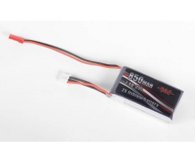 RC4WD 850mAh 2S 7.4V LiPo JST Plug 55.5x29.8x17mm