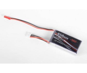 RC4WD 850mAh 2S 7.4V LiPo JST Plug 55.5x29.8x17mm