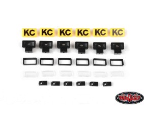 RC4WD KC HiLiTES Rectangle Lights with Covers