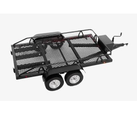 RC4WD BigDog 1/10 Dual Axle Scale Car/Truck Trailer