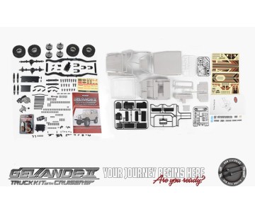 RC4WD Gelande II Truck Kit w/Cruiser Body Set