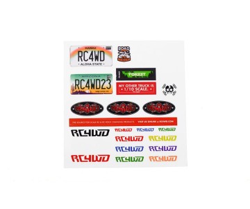 RC4WD Small Decal Sheet