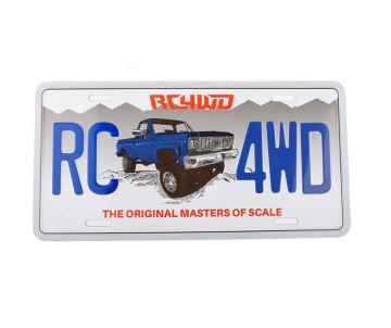 RC4WD 1:1 K10 License Plate