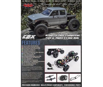 RC4WD C2X Class 2 Competition Truck w/ Mojave II 4 Door Body
