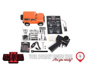 RC4WD 1/18 Gelande II RTR w/ Black Rock Body Set (Orange)