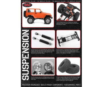RC4WD 1/18 Gelande II RTR w/ Black Rock Body Set (Orange)