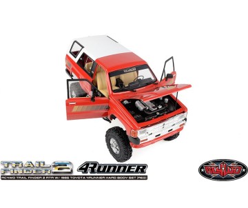 RC4WD Trail Finder 2 RTR with 1985 Toyota 4Runner Hard Body Set - Red