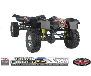 RC4WD Trail Finder 2 RTR LWB w/ 1987 Toyota XtraCab Hard Body Set (White)