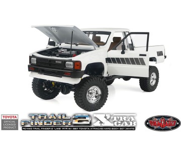 RC4WD Trail Finder 2 RTR LWB w/ 1987 Toyota XtraCab Hard Body Set (White)