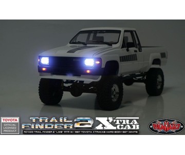 RC4WD Trail Finder 2 RTR LWB w/ 1987 Toyota XtraCab Hard Body Set (White)