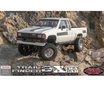 RC4WD Trail Finder 2 RTR LWB w/ 1987 Toyota XtraCab Hard Body Set (White)