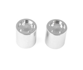 RC4WD 1/10 Scale Rear Hubs (Chrome) (2)