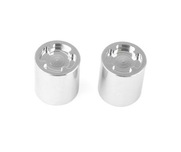 RC4WD 1/10 Scale Rear Hubs (Chrome) (2)