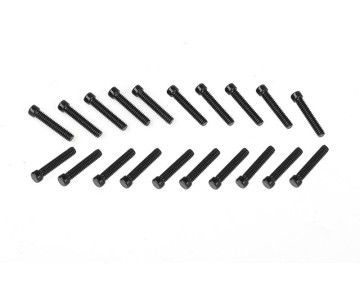 RC4WD Scale Hex Head Bolts (M2x10mm) (Black)