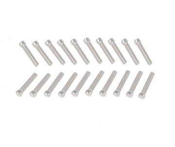 RC4WD Scale Hex Head Bolts (M2x10mm) (Silver)