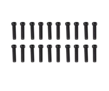 RC4WD Scale Hex Head Bolts (M3x12mm) (Black)