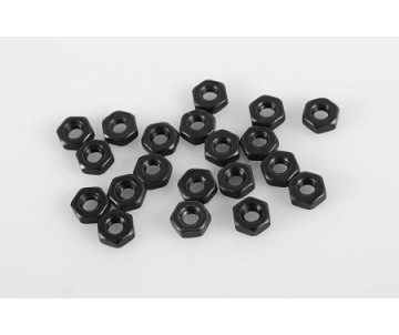 RC4WD Regular M2.5 Black Nuts (20)