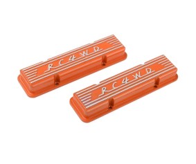 RC4WD Aluminum Valve Covers for Scale V8 Engine (Orange)