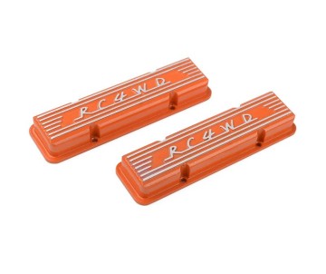 RC4WD Aluminum Valve Covers for Scale V8 Engine (Orange)