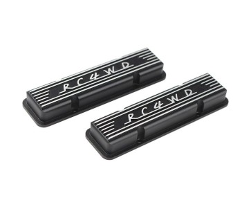 RC4WD Aluminum Valve Covers for Scale V8 Engine (Black)