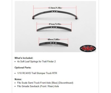 RC4WD Soft Steel Leaf Spring for Trail Finder 2 (4)