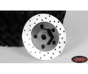 RC4WD 1.9 5 Lug Steel Wheel Hex Hub with Brake Rotor 
