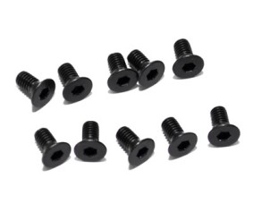 RC4WD Steel Flat Head Socket Cap Screw M3 x 6mm (10)