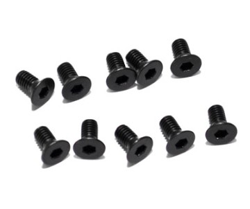 RC4WD Steel Flat Head Socket Cap Screw M3 x 6mm (10)