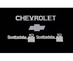 RC4WD Chevrolet K10 Metal Emblem Set