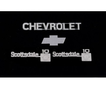 RC4WD Chevrolet K10 Metal Emblem Set