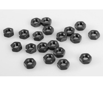 RC4WD Regular M3 Black Nuts (20)