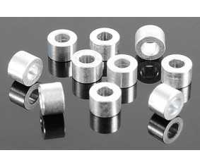 RC4WD 4mm Silver Spacer with M3 Hole (10)