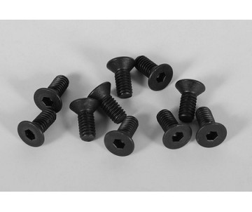RC4WD Steel Flat Head Socket Cap Screws M2.5 x 6mm (10)
